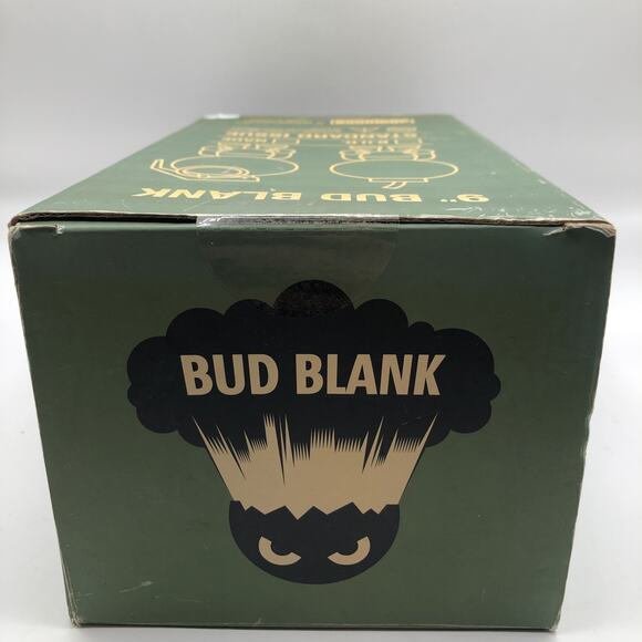 STANDARD ISSUE WHITE 9” B.U.D. BUD Blank Jamungo Vinyl Toy 2006 NIB RARE SEALED - Picture 6 of 8